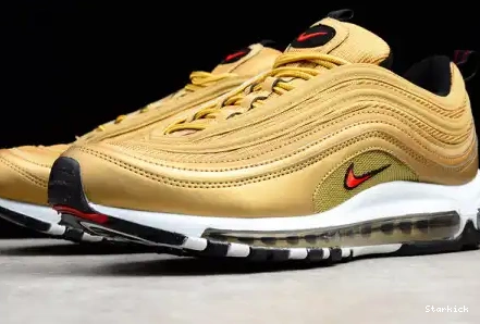 QS AIR METALLIC MAX 97 NIKE OG 884421-700 GOLD 0526